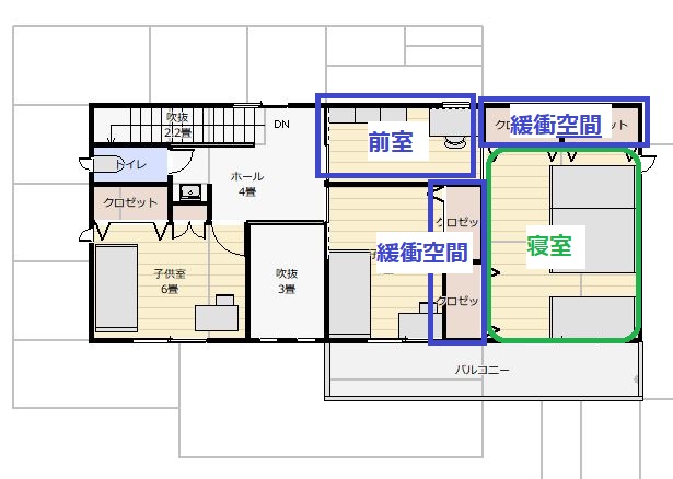 静かな寝室を手に入れる5つの方法 アトリエコジマ 注文住宅理想の間取り作りと失敗しないアイデア 実例集