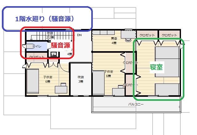 静かな寝室を手に入れる5つの方法 アトリエコジマ 注文住宅理想の間取り作りと失敗しないアイデア 実例集